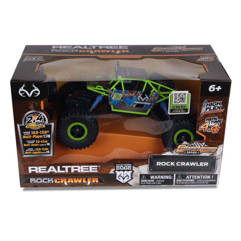 NKOK 2.4GHz RealTree R/C Rock Crawler (Edge - Blue)