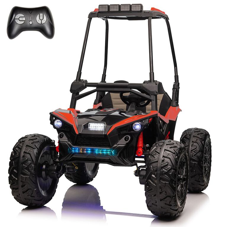 Voltz Toys UTV with Removable Canopy and Remote, Red