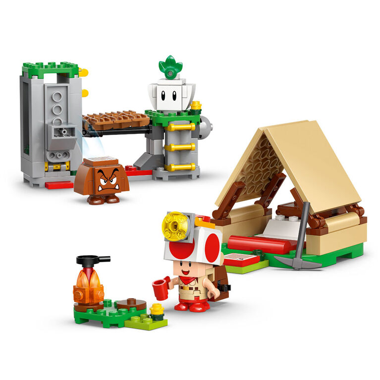 LEGO Super Mario Campement du Capitaine Toad, Petit Cadeau pour Enfants 72040