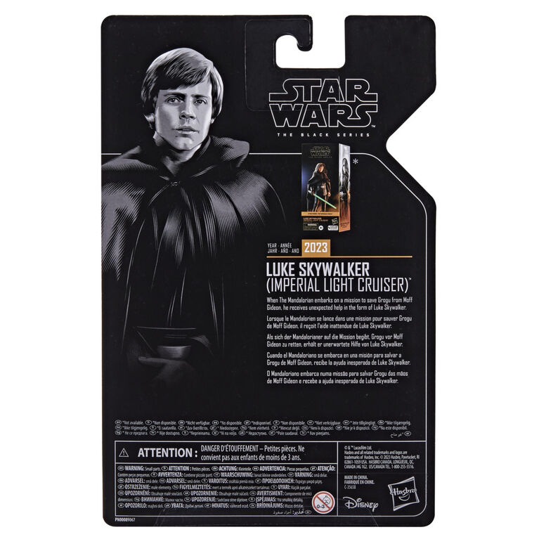 Star Wars The Black Series Archive Collection Luke Skywalker (Imperial Light Cruiser), Star Wars Collectible 6 Inch Action Figure
