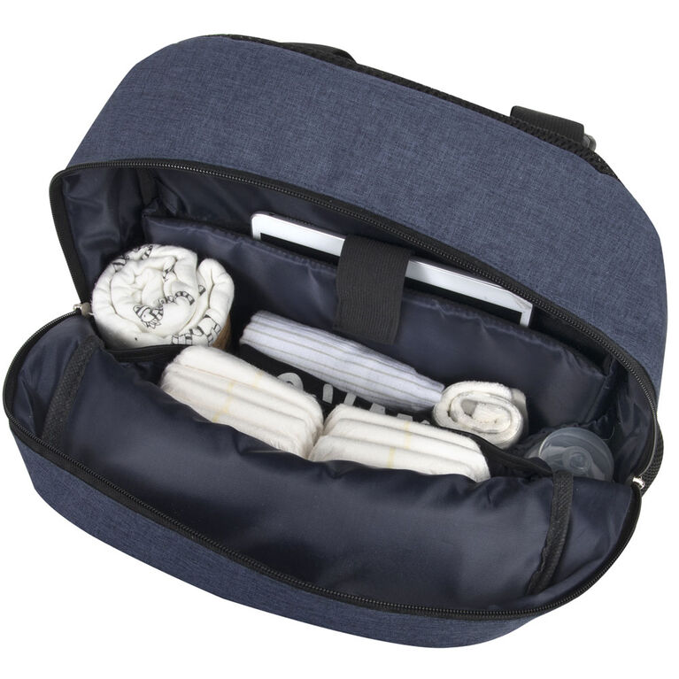 Sac à dos à langer Grayson de Fisher Price, Denim
