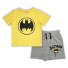 Batman 2 Piece Short Set - Yellow