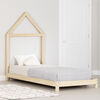 Sweedi Twin Bed House Frame Natural