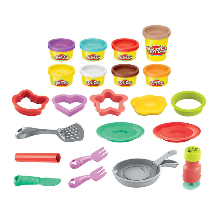 Play-Doh Kitchen Creations Crêpes sautées, jouet petit-déjeuner