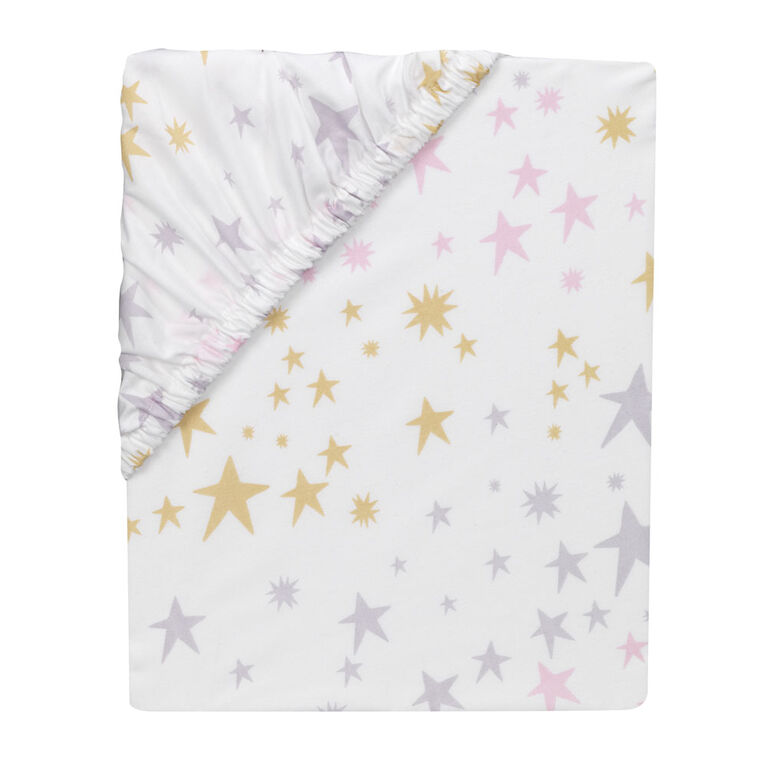 Drap-housse ajusté Licorne arc-en-ciel Bedtime Originals.