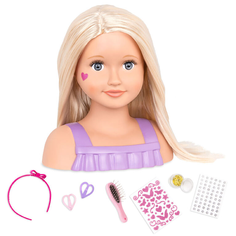 Our Generation, Trista, Doll Face, 9-inch Doll Styling Head