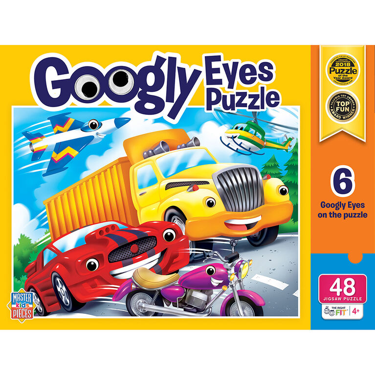Googly Eyes - Vehicles 48 Piece Puzzle - English Edition