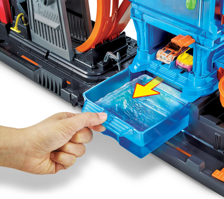 Hot Wheels City - Station de Lavage Ultime Pieuvre
