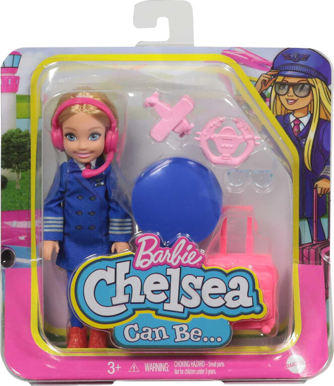 Barbie Chelsea Can Be Career Doll with Career-themed Outfit and Related Accessories