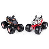 Monster Jam, Official Monster Mutt Rottweiler vs. Monster Mutt Dalmatian Die-Cast Monster Trucks, 1:64 Scale, 2 Pack