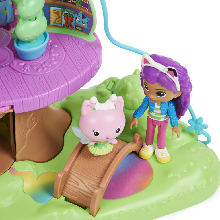 Gabby's Dollhouse, Transforming Garden Treehouse Playset with Lights