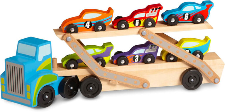 Melissa and Doug - Mega Race-Car Carrier