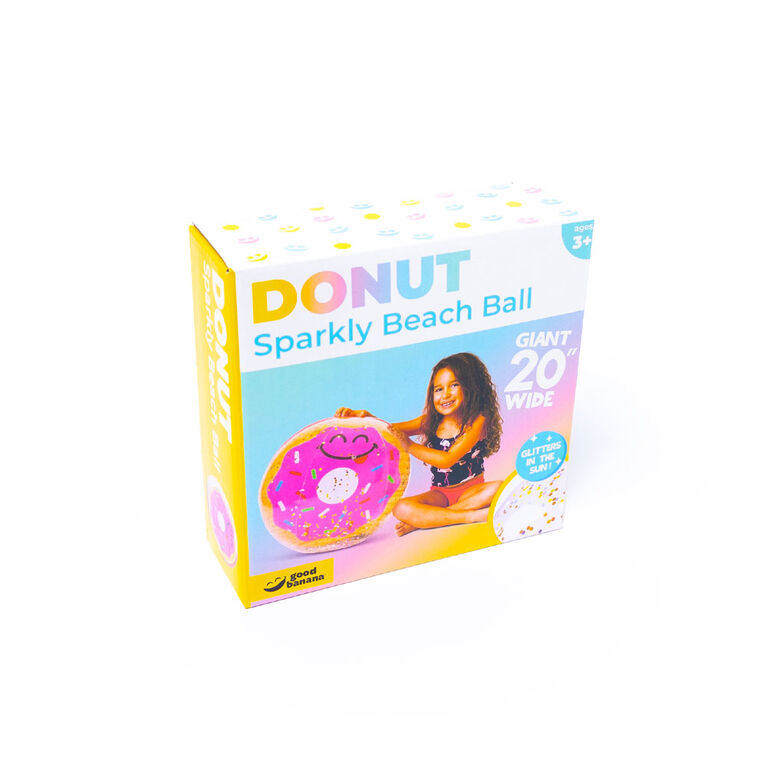 Donut Sparkly Xl Beach Ball - English Edition