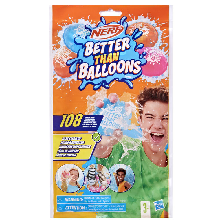 Nerf Better Than Balloons Brand Water Toys 108 Pods