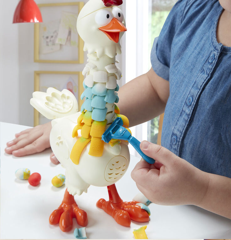 Play-Doh Animal Crew, Cluck-a-Dee Plumes en folie