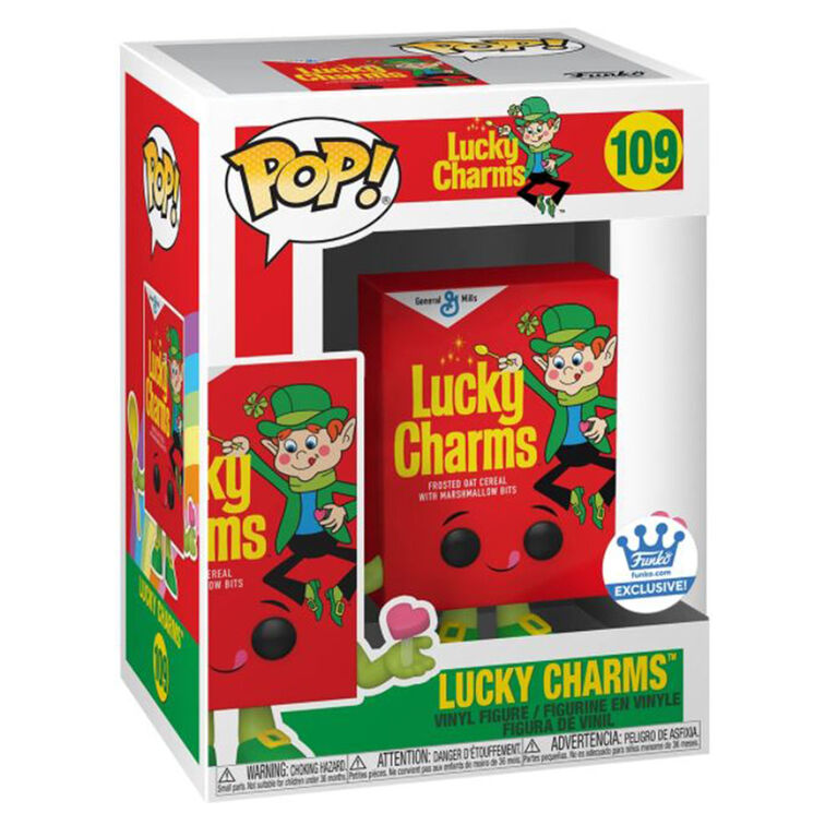Figurine en Vinyle Lucky Charms Cereal Box par Funko POP! - Notre exclusivité