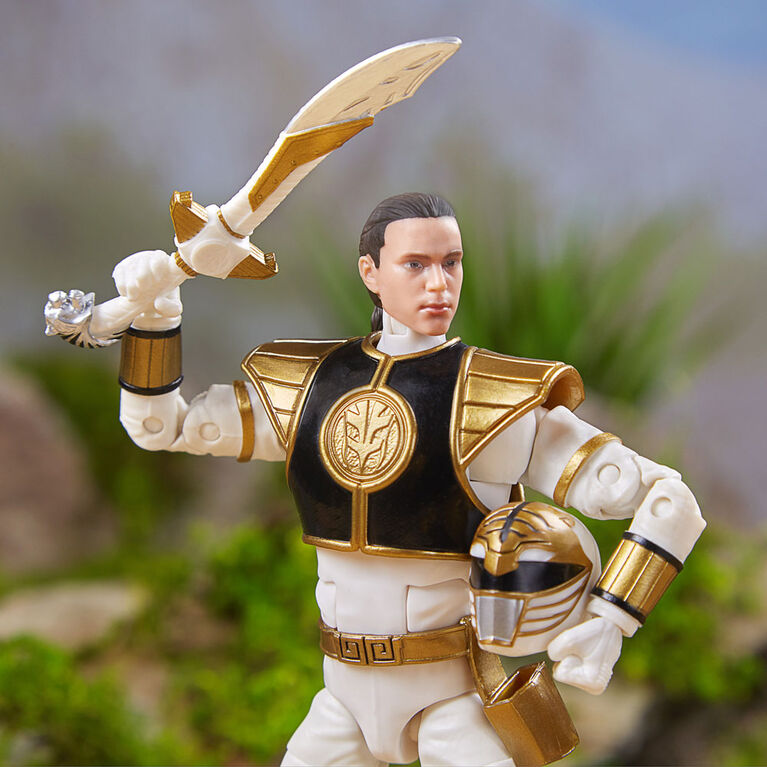 Power Rangers Lightning Collection 6-Inch Mighty Morphin White Ranger Collectible Action Figure