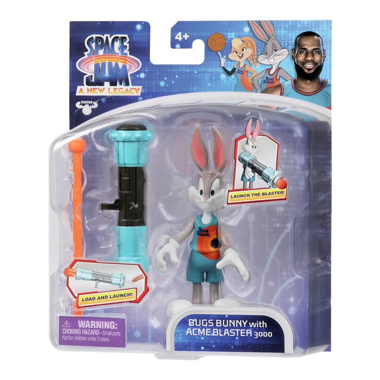Space Jam S1 Ballers Fig Pk - Bugs Bunny With Acme Blaster 3001 - Édition anglaise