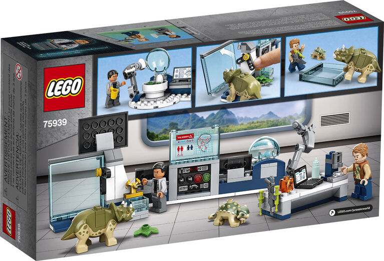 LEGO Jurassic World Le labo de Dr Wu : l'évasion des bébés d 75939 (164 pièces)