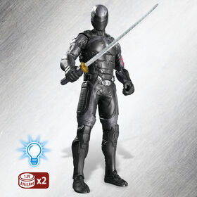 Snake Eyes: G.I. Joe Origins Ninja Strike Snake Eyes Collectible 12-Inch Scale Figure with Action Feature
