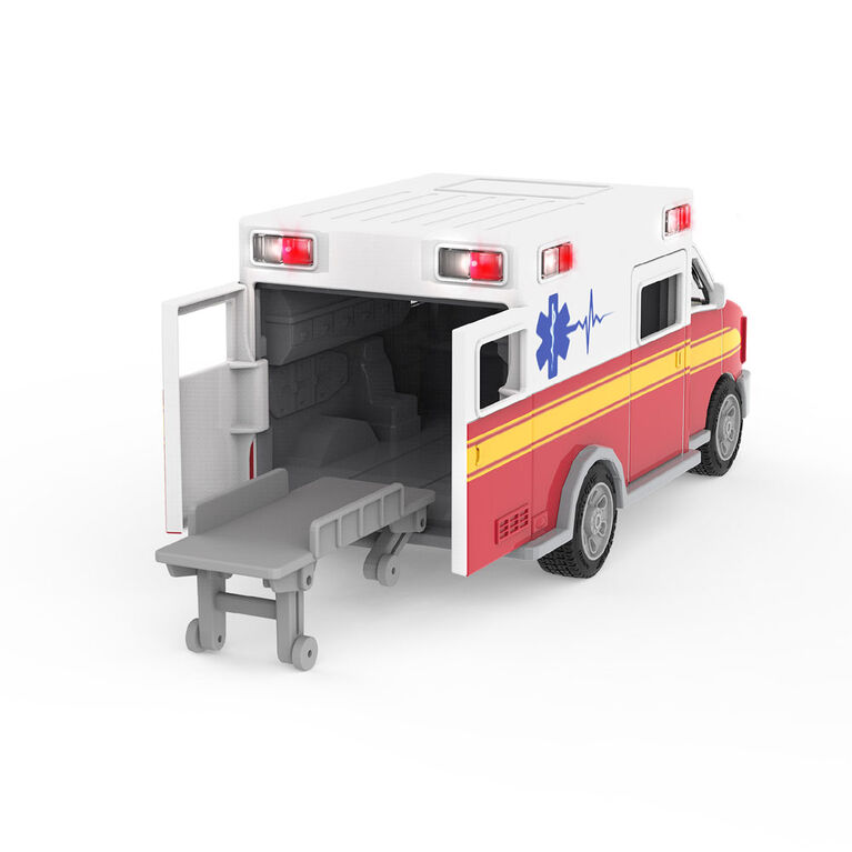 Driven Ambulance Avec Lumieres Et Sons Toys R Us Canada