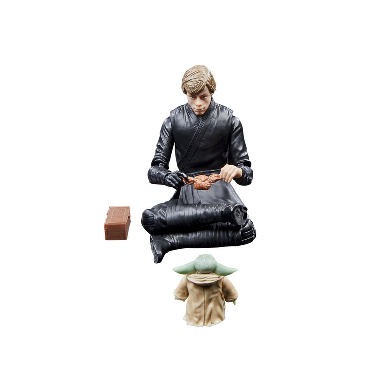 Star Wars The Black Series Luke Skywalker & Grogu, Star Wars: The Book of Boba Fett 6-Inch Action Figures 2-Pack