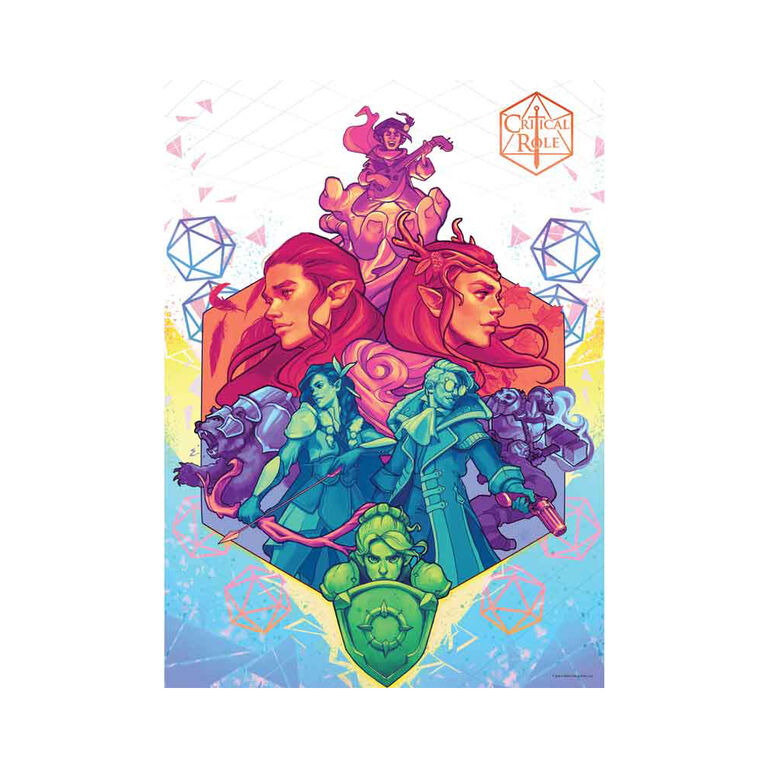 Critical Role "Vox Machina" 1000 Piece Puzzle - English Edition