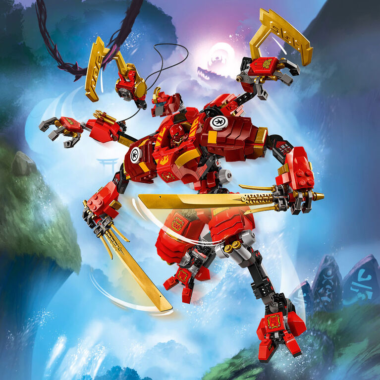 LEGO NINJAGO Kai's Ninja Climber Mech Ninja Gift Toy Set 71812