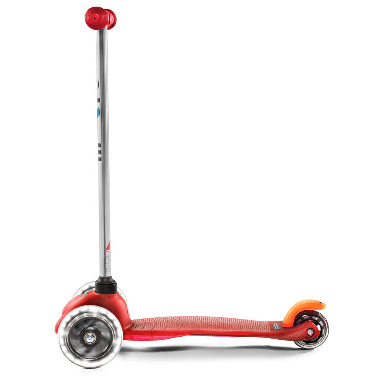 Micro Scooters Mini Micro Classic Led Kickboard Red - R Exclusive
