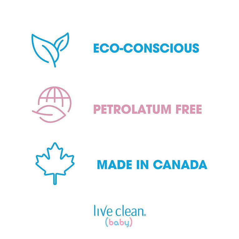 Live Clean Baby - Moisturizing Skincare Essentials Gift Set