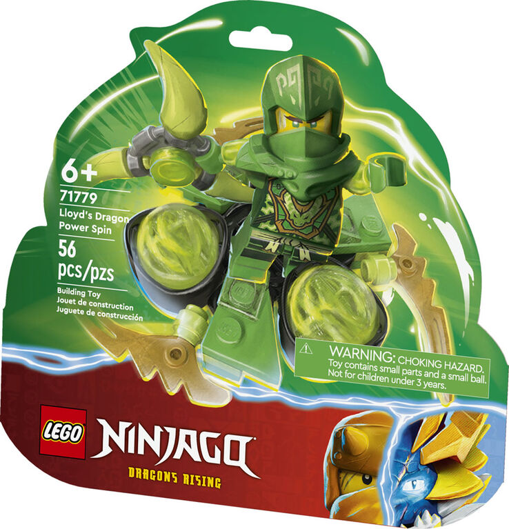 LEGO NINJAGO Lloyd's Dragon Power Spinjitzu Spin 71779 Building Toy Set (56 Pieces)