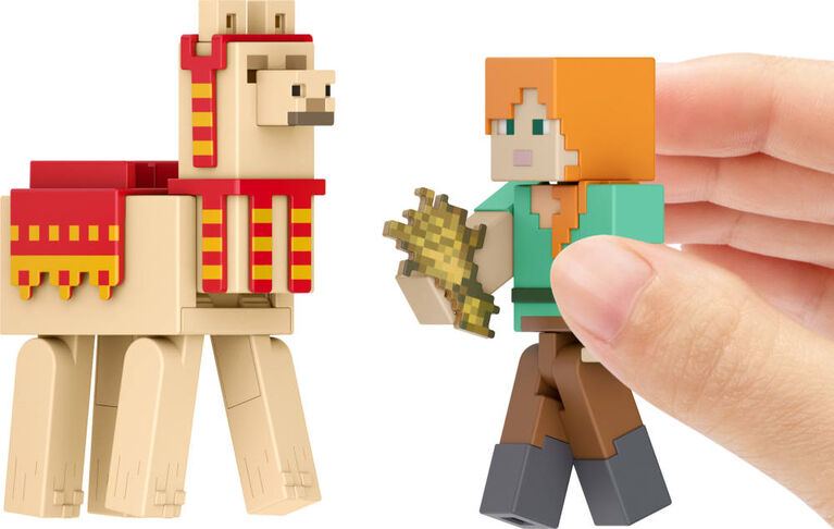 Minecraft Toys, 2-Pack of Action Figures, Gifts for Kids