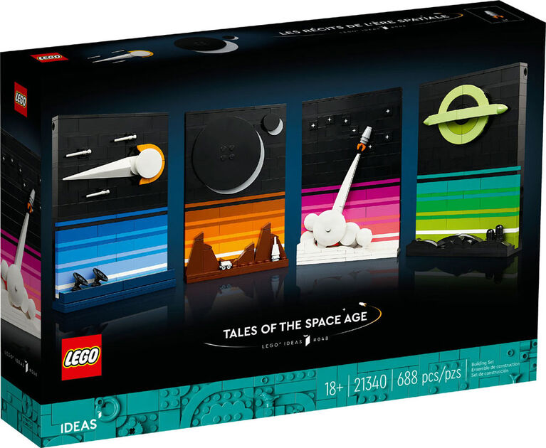 LEGO Ideas Tales of the Space Age 21340 Building Set (688 Pieces)