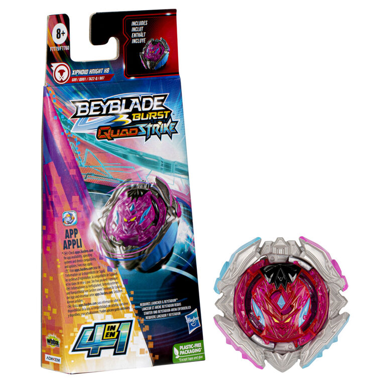 Beyblade Burst QuadStrike Xiphoid Knight K8 Single Pack