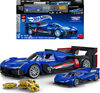 Mattel Brick Shop Hot Wheels Cadillac Project GTP Hypercar Building Toy Kit (236 Pieces), for Collectors