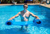 Blue Luxury Water Hammock Swimming Pool