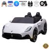 KidsVip 24V Maserati MC20 105W W/RC- White - English Edition