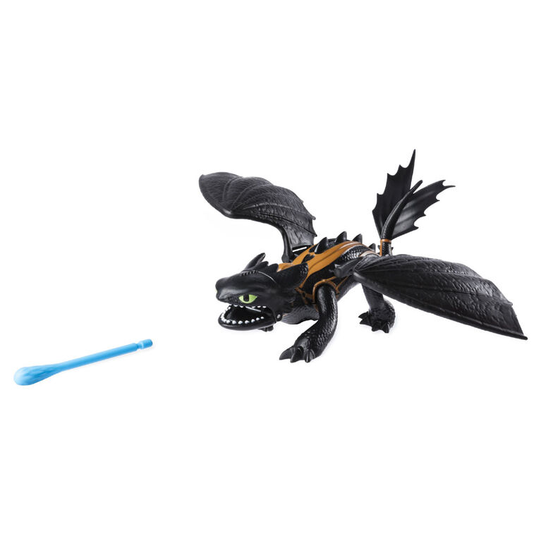 How To Train Your Dragon, Toothless and Hiccup, Dragon with Armored Viking Figure