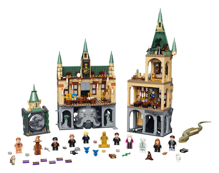 LEGO Harry Potter La chambre des secrets de Poudlard 76389 Ensemble de construction (1 176 pièces)