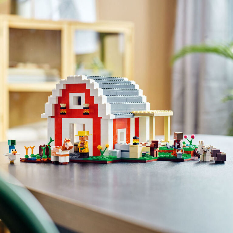 LEGO Minecraft La grange rouge 21187 Ensemble de construction (799 pièces)