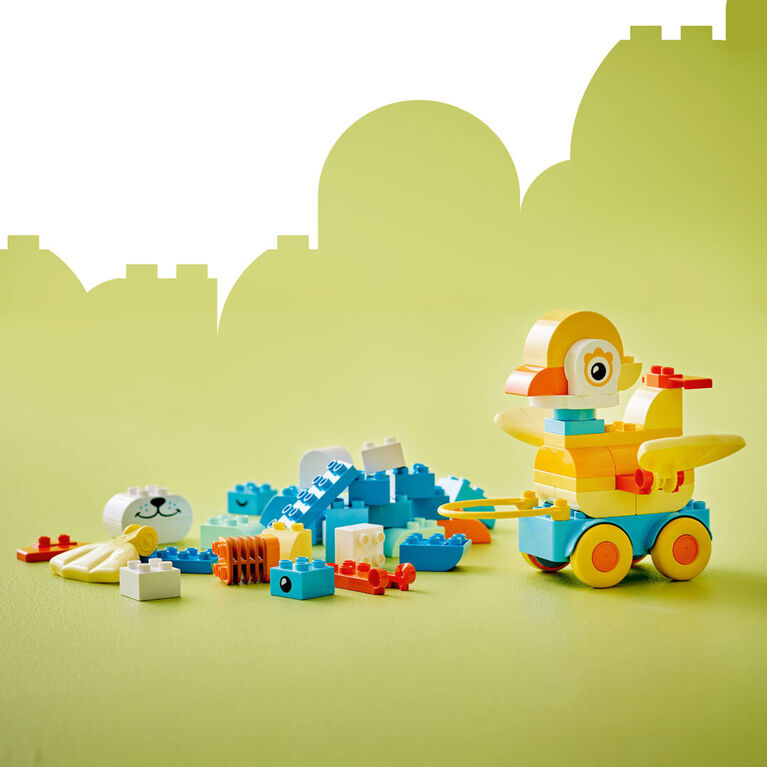 LEGO DUPLO Town 3 in 1 Animals on Wheels Building Toy & Learning Play Set for Toddlers, Ages 2+ - 10448 LEGO DUPLO Town 3 in 1 Animals on Wheels Building Toy & Learning Play Set for Toddlers, Ages 2+ - 10448