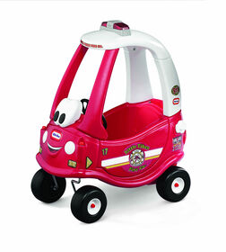 Little Tikes - Camion d'incendie Ride & Rescue Cozy Coupe - Notre exclusivité