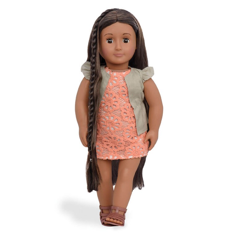 Our Generation, Flora, From Hair To There, 18-inch Hair Play Doll - English Edition