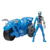 Power Rangers Dino Fury Rip N Go Tricera Battle Rider and Dino Fury Blue Ranger