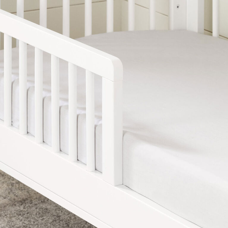 Balka Toddler Toddler Rail for Baby Crib Pure White