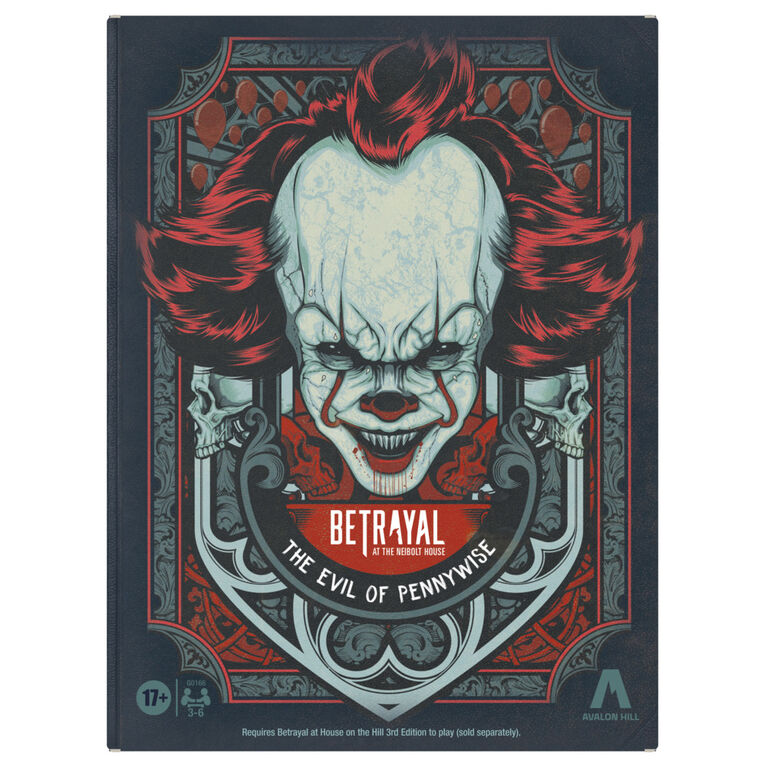 Avalon Hill Betrayal at the Neibolt House: The Evil of Pennywise, extension de jeu (n&eacute;cessite Betrayal at House on the Hill 3e &eacute;dition) - &Eacute;dition anglaise