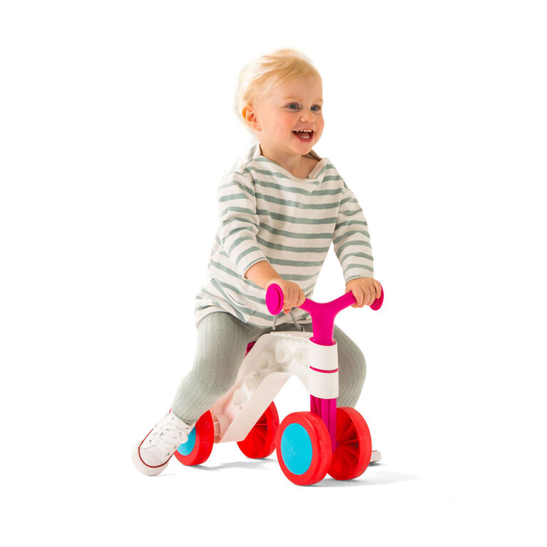 Chillafish Itsibitsi 4-wheel first ride-on - pink