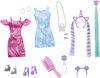 Barbie Fun & Fancy Hair Doll with Extra-Long Colorful Black Hair and Styling Accessories