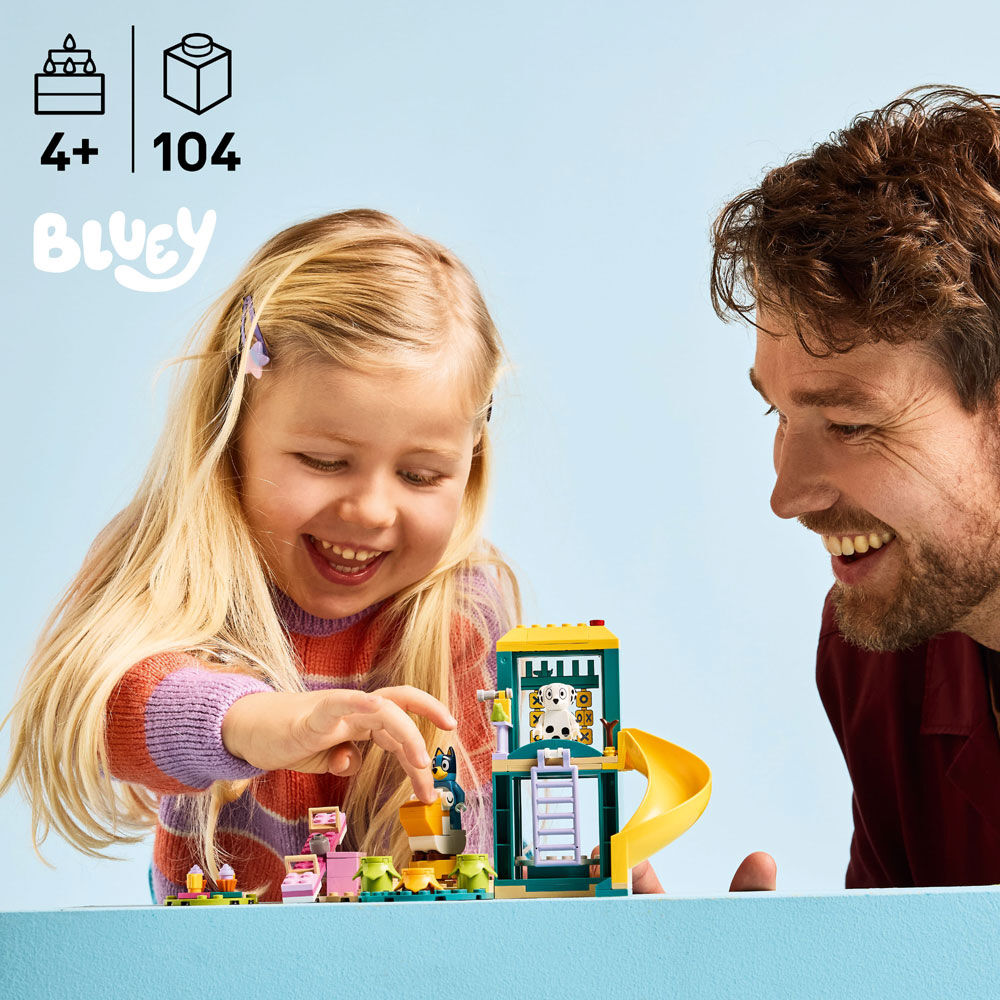 LEGO Bluey Playground Fun with Bluey and Chloe - Building Toy for Kids, Girls, and Boys 4+ - 11201
