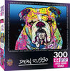 Masterpieces - EZ Grip - Dean Russo What Are You Looking At? Colorful Dog Jigsaw Puzzle 300 Piece